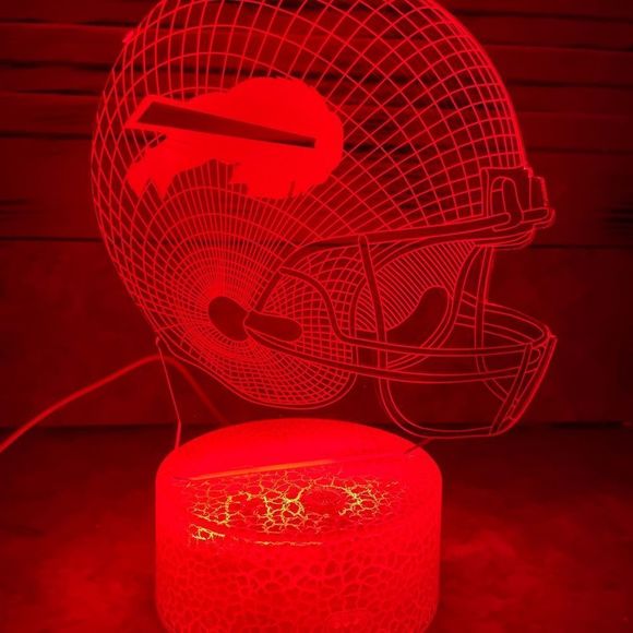 NFL New York Buffalo Bills 3D neon night - Picture 3 of 6